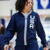 Kara Lawson USA Blue Jacket