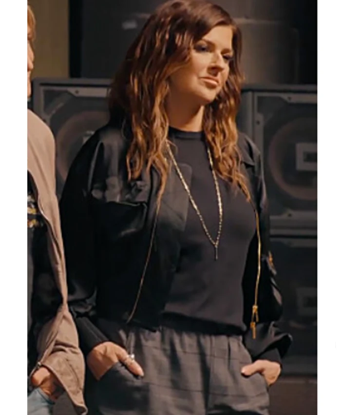 Karen Fairchild The Road S01 Black Bomber Jacket