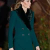 Kate Middleton Together At Christmas 2025 Green Fur Trim Coat