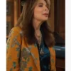 Kate Roberts Days Of Our Lives Yellow Floral Coat