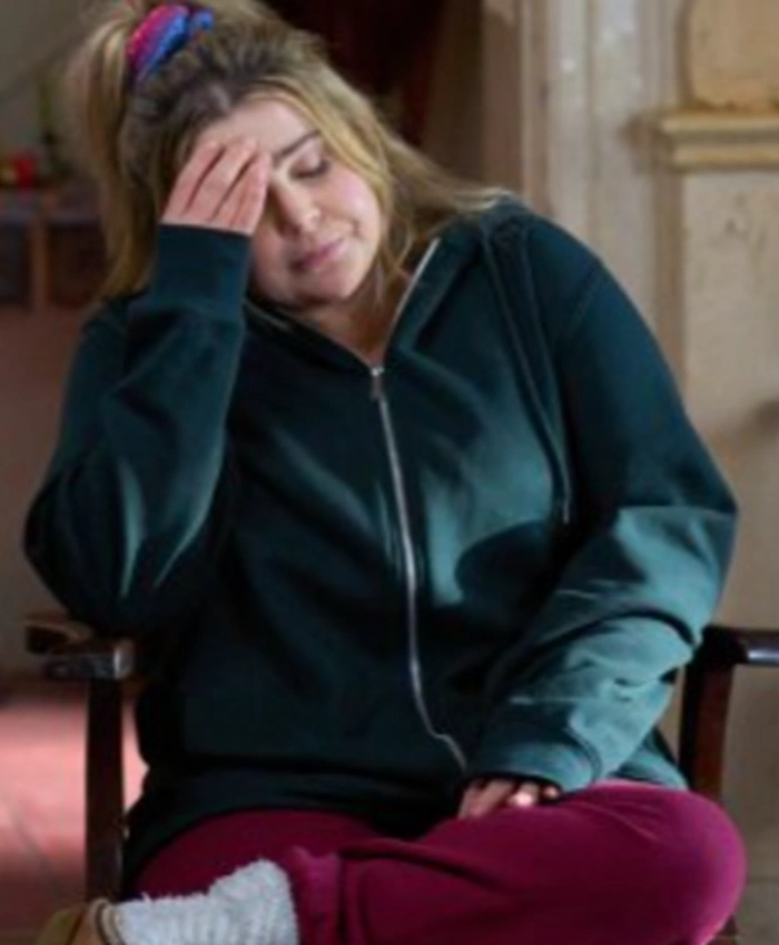 Kate Tucker Twelve Dates til Christmas Teal Hoodie