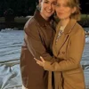 Katherine Barrell The Christmas Baby Brown Jacket For Sale