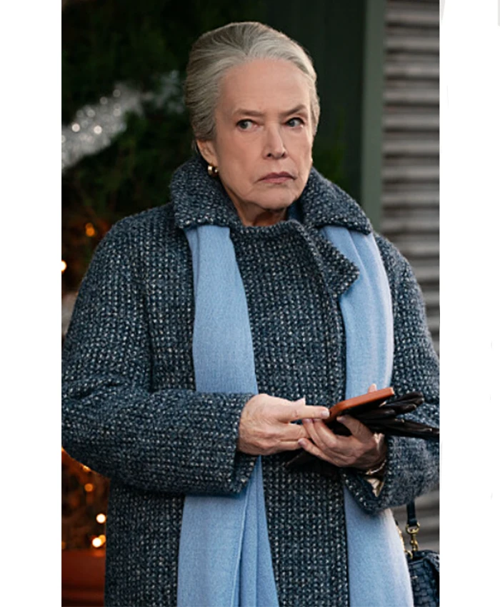Kathy Bates Matlock S02 Checked Wool Coat