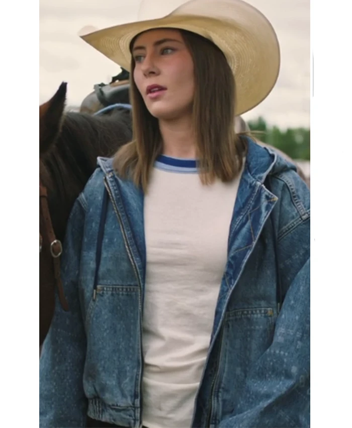 Katie Fleming Morris Heartland S19 Denim Hooded Jacket