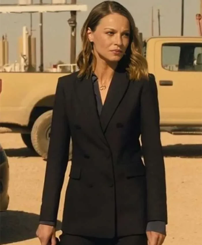 Kayla Wallace Landman S02 Black Blazer