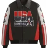 Kevin Durant Olympic Black Leather Jacket For Sale
