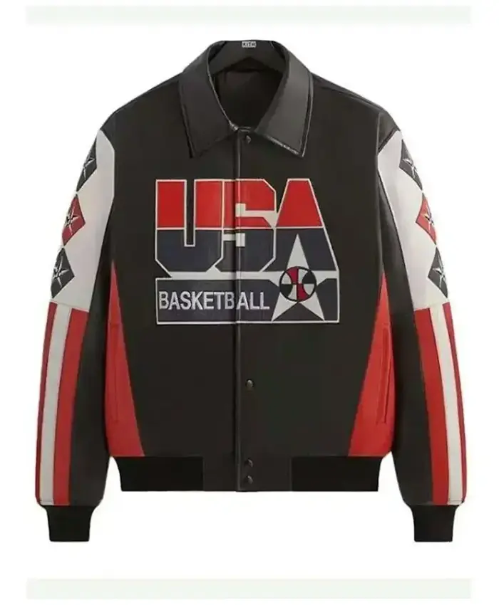 Kevin Durant Olympic Leather Jacket For Sale
