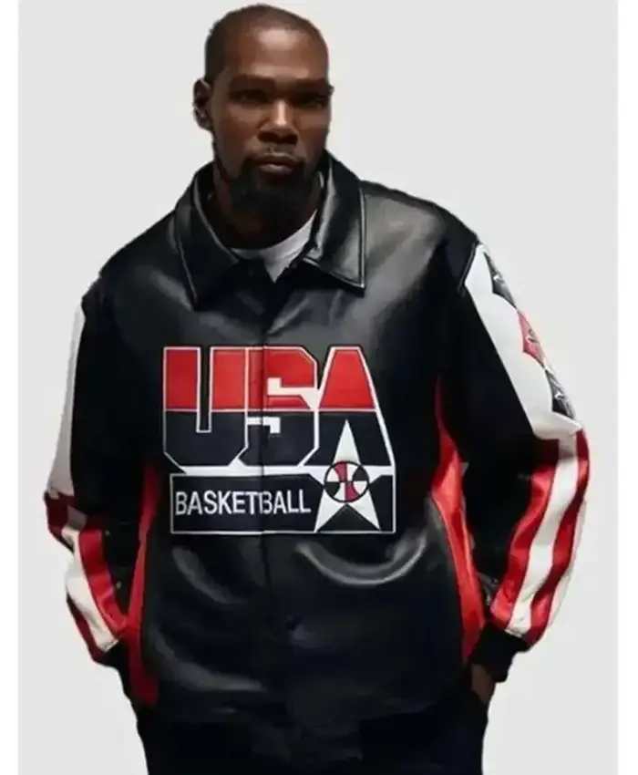Kevin Durant Olympic Leather Jacket