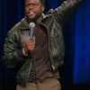 Kevin Hart Acting My Age Black Leather Jacket For Sale