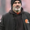 Kevin Stefanski 2025 Cleveland Browns Nike Full-Zip Bomber Jacket