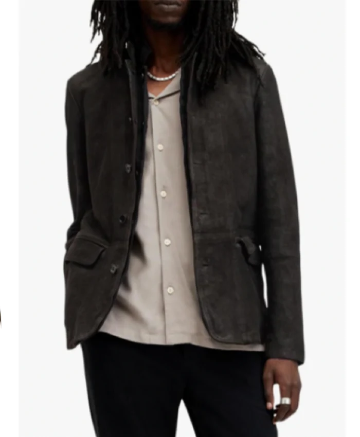 Kial Rollins Beyond the Gates Suede Blazer For Sale