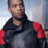 Kid Cudi Fire Leather Jacket