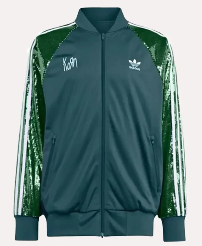 Korn X Adidas Green Track Jacket
