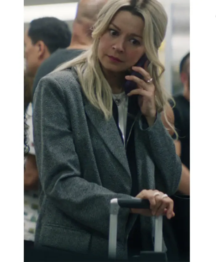 Kris Ripple S01 Grey Oversized Blazer