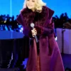 Kristin Chenoweth Tree Lighting Ceremony 2025 Purple Coat For Sale