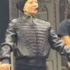 Lady Gaga Concert 2025 Black Leather Jacket For Sale