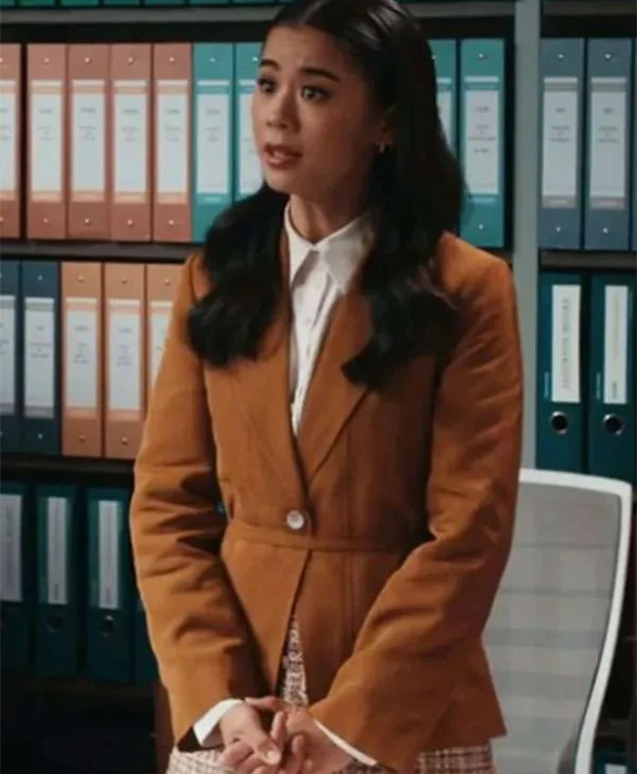 Leah Lewis Matlock S02 Brown Blazer