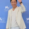 Lee Sung-min No Other Choice White Cotton Blazer For Sale