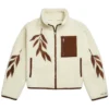 Life Is A Willow White Sherpa Jacket For Sale