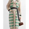 Lily Collins Emily In Paris S05 Plaid Trench Coat For Sale