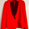 Lily Collins TV Series Emily In Paris S05 Emily Cooper Red Blazer