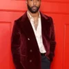 Lucien Laviscount Emily In Paris S05 Velvet Blazer For Sale