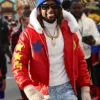 Macy’s Thanksgiving Day Parade 2025 Lil Jon Red Leather Jacket