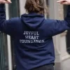 Mariska Hargitay Joyful Heart Foundation Blue Hoodie