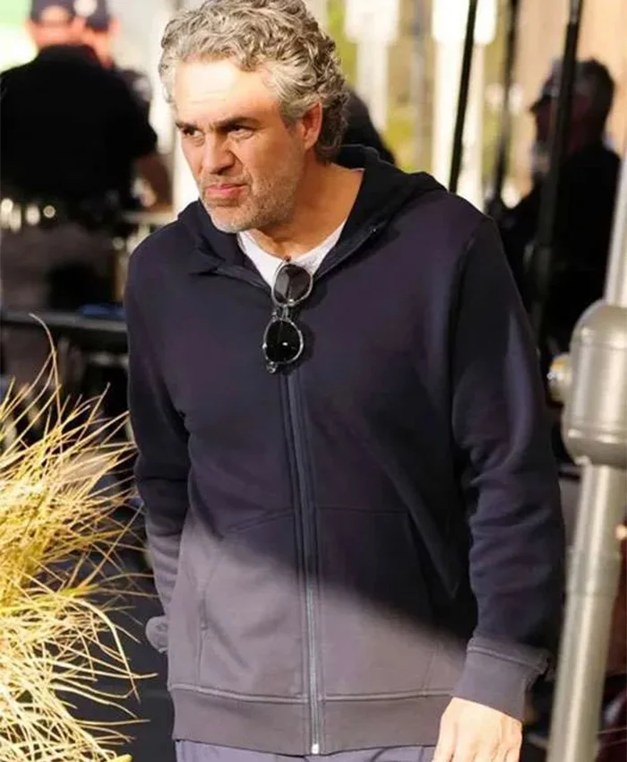 Mark Ruffalo Crime 101 Blue Hoodie