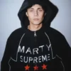 Marty Supreme Landon Barker Jacket Close up