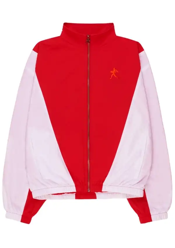 Marty Supreme Red and White  USA Track Jacket for Men and Women