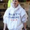 Marty Supreme Timothée Chalamet White Jacket