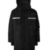 Matthew Layne My Secret Santa Black Parka Jacket For Sale