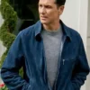 Matthew Rhys The Beast in Me S01 Blue Suede Jacket