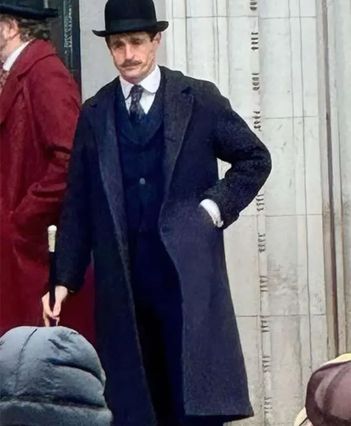 Max Irons Young Sherlock Black Coat