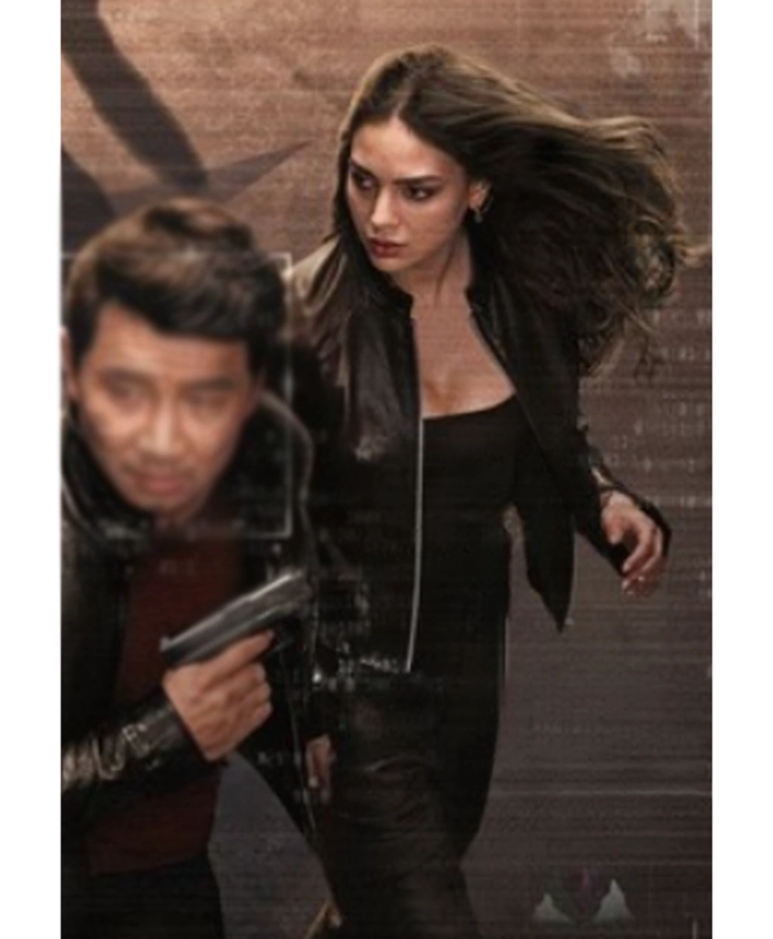 Melissa Barrera The Copenhagen Test S01 Leather Jacket For Sale