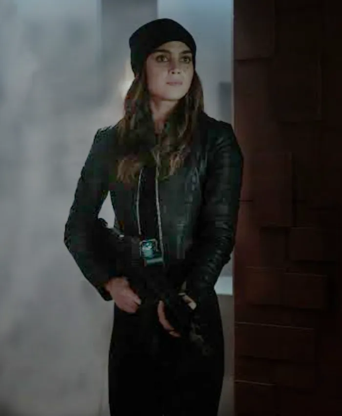 Melissa Barrera The Copenhagen Test S01 Leather Jacket