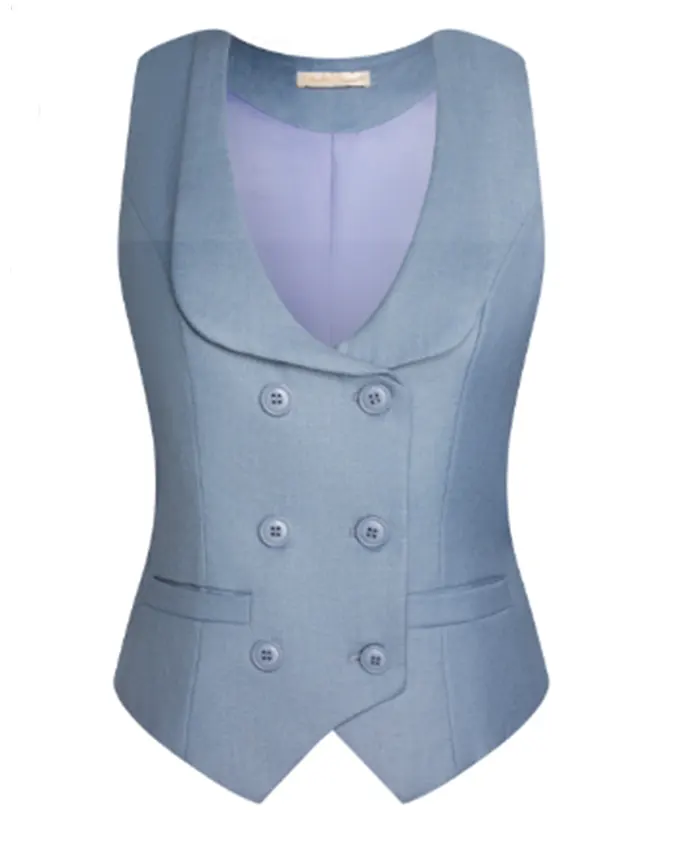Melissa Peterman Finding Mr Christmas S02 Blue Vest For Sale