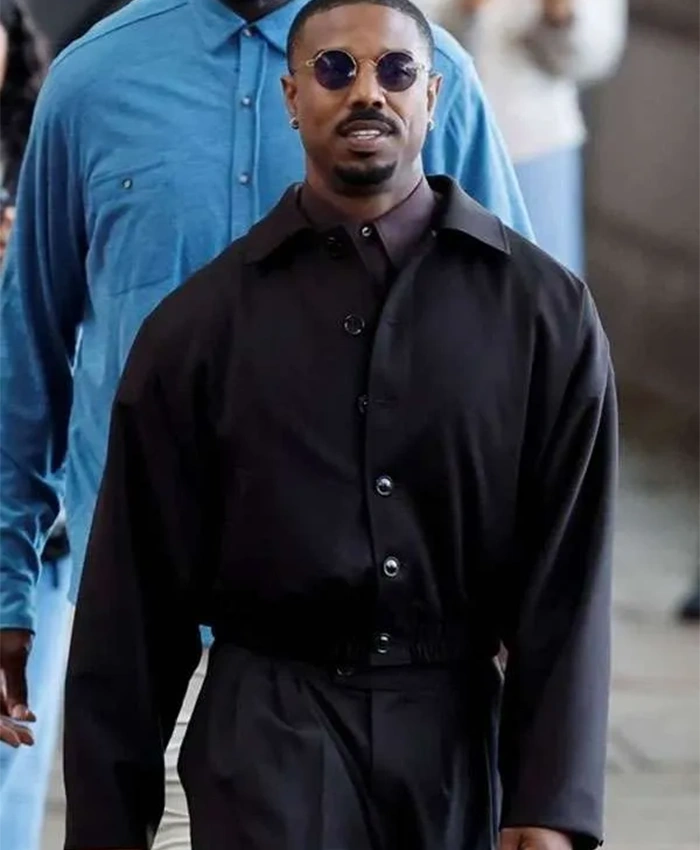 Michael B Jordan The Thomas Crown Affair Black Jacket