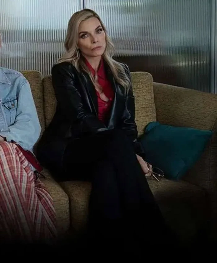 Michelle Pfeiffer Margo’s Got Money Troubles Leather Blazer