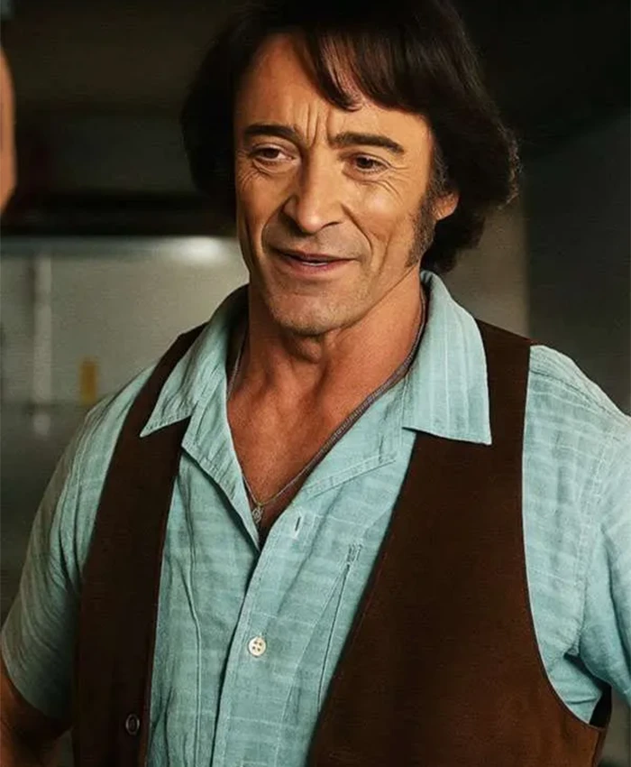 Mike Sardina Song Sung Blue Brown Leather Vest