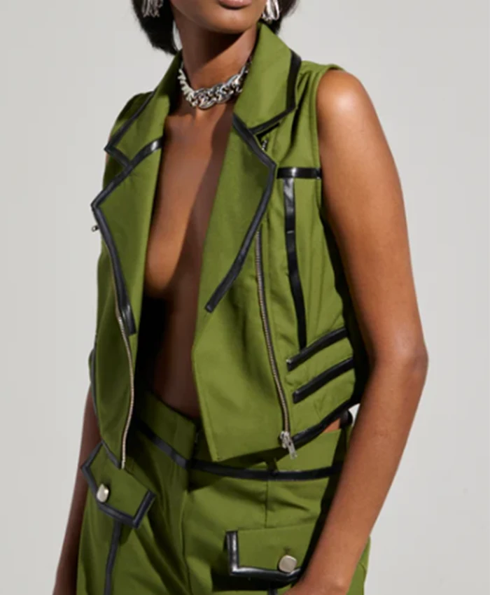 Moriah Van Helsing Vampirina Teenage S01 Green Vest For Sale