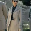 Natascha McElhone Young Sherlock Grey Coat