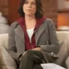 Neve Campbell Scream 7 2026 Sidney Prescott Grey Suede Jacket