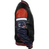 New England Patriots Black Leather Jacket
