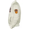 Ny Knicks Pinstripe Bomber Jacket Left