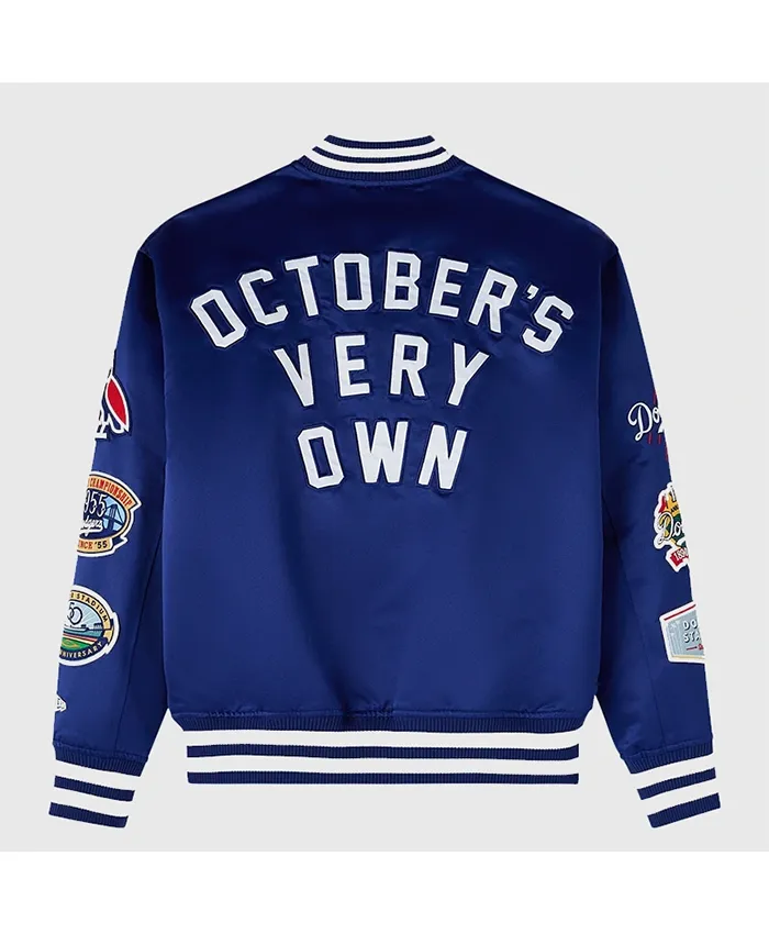 OVO x New Era x MLB Dodgers Bomber Jacket For Sale