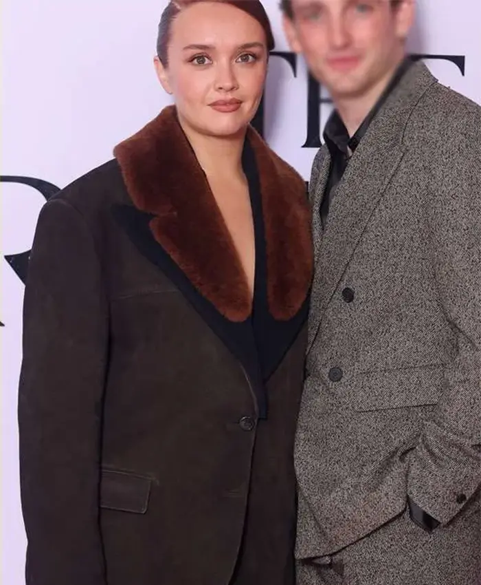 Olivia Cooke The Girlfriend Gala Screening Brown Blazer For Sale