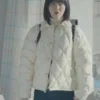 Park Bo-young Our Unwritten Seoul S01 White Puffer Jacket For Sale