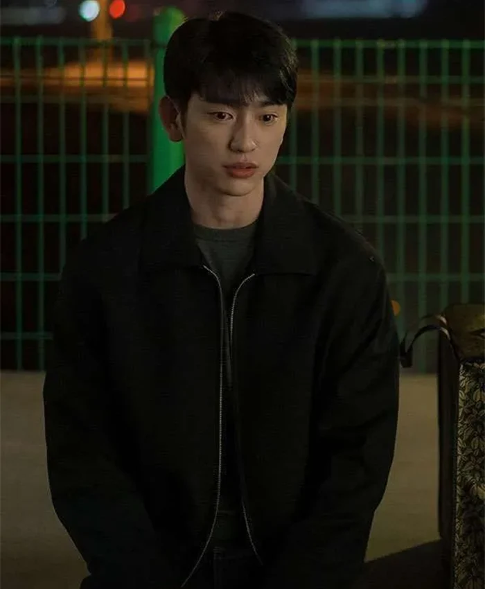 Park Jin-young Our Unwritten Seoul Black Jacket